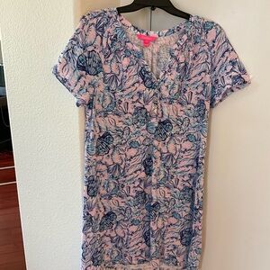 Lilly Pulitzer Pink and Blue Patterned dress